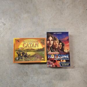 The Struggle for CATAN + Pandemic Hot Zone North America Game Lot